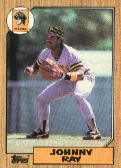 1987 Topps Baseball Cards      747     Johnny Ray